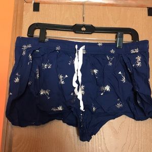 Victoria secret PJ shorts palm trees
